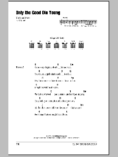 Only The Good Die Young von Billy Joel (Download) 