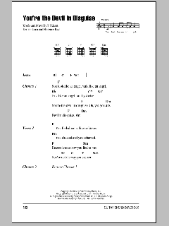 You're The Devil In Disguise von Elvis Presley (Download) 