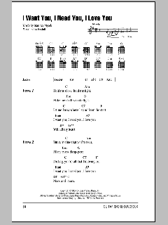 I Want You, I Need You, I Love You von Elvis Presley (Download) 