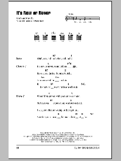 It's Now Or Never von Elvis Presley (Download) 