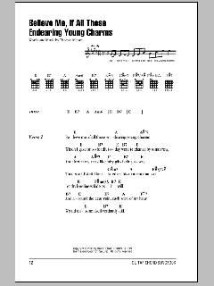 Believe Me, If All Those Endearing Young Charms von Thomas Moore (Download) 