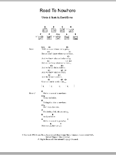 Road To Nowhere von Talking heads (Download) 
