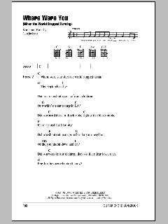 Where Were You (When The World Stopped Turning) von Alan Jackson (Download) 