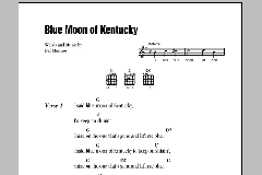 Blue Moon Of Kentucky von Bill Monroe (Download) 