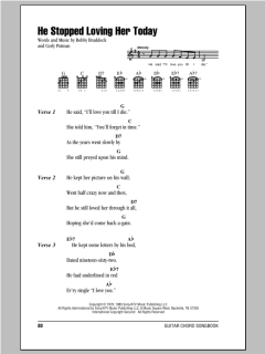 He Stopped Loving Her Today von George Jones (Download) 