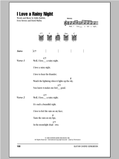 I Love A Rainy Night (Download) 