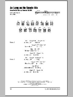 As Long As He Needs Me von Lionel Bart (Download) 