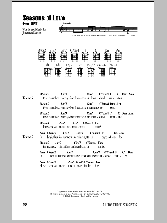 Seasons Of Love von Jonathan Larson (Download) 
