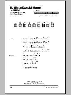 Oh, What A Beautiful Mornin' von Richard Rodgers (Download) 