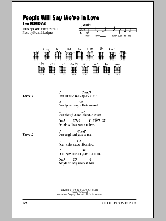 People Will Say We're In Love von Oscar Hammerstein II (Download) 