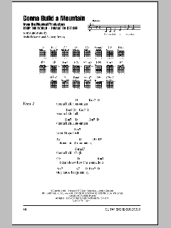 Gonna Build A Mountain von Leslie Bricusse (Download) 