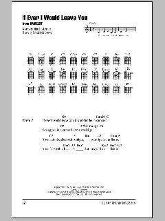 If Ever I Would Leave You von Alan Jay Lerner (Download) 