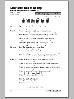 I Just Can't Wait To Be King von Elton John (Download) 