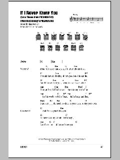 If I Never Knew You (End Title) von Alan Menken (Download) 