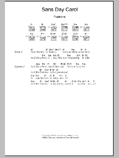 Sans Day Carol (Download) 