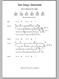 San Diego Serenade von Tom Waits (Download) 