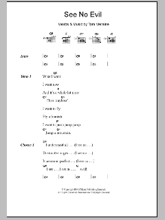 See No Evil von Television (Download) 