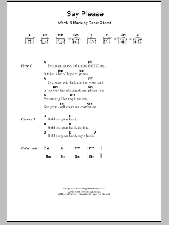 Say Please von Conor Oberst (Download) 