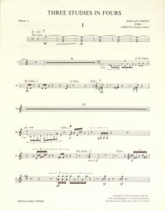 Three Studies In Fours (Ross Lee Finney) 