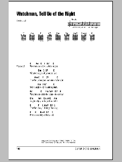 Watchman, Tell Us Of The Night von Traditional (Download) 