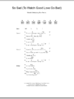 So Sad (To Watch Good Love Go Bad) (Download) 