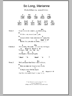 So Long, Marianne von Leonard Cohen (Download) 