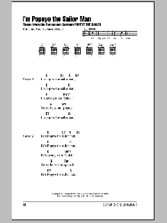 I'm Popeye The Sailor Man von Sammy Lerner (Download) 