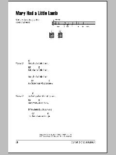 Mary Had A Little Lamb von Traditional (Download) 