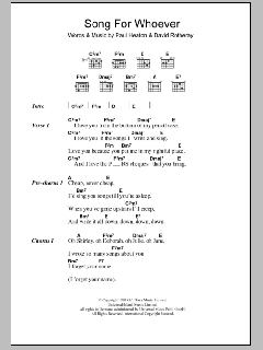 Song For Whoever (Download) 