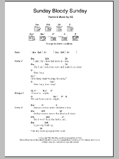 Sunday Bloody Sunday von U2 (Download) 