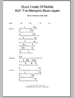Stuck Inside Of Mobile With The Memphis Blues Again von Bob Dylan (Download) 