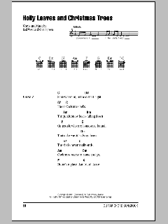 Holly Leaves And Christmas Trees von Elvis Presley (Download) 