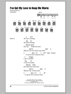 I've Got My Love To Keep Me Warm von Irving Berlin (Download) 