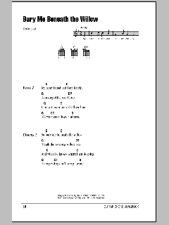 Bury Me Beneath The Willow von Traditional (Download) 