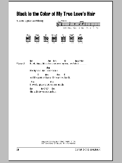 Black Is the Color Of My True Love's Hair von Southern Appalachian Folksong (Download) 