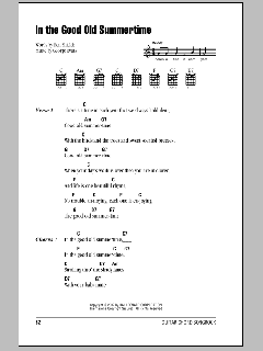 In The Good Old Summertime von Ren Shields (Download) 