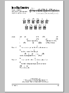 In A Big Country von Stuart Adamson (Download) 