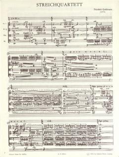 Streichquartett (Nr. 1) von Friedrich Goldmann im Alle Noten Shop kaufen