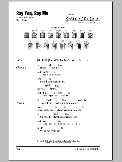 Say You, Say Me von Lionel Richie (Download) 