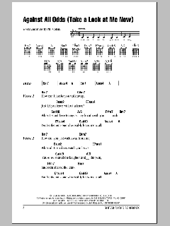 Against All Odds (Take A Look At Me Now) von Phil Collins (Download) 