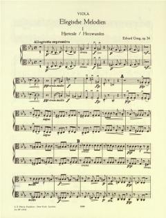 2 elegische Melodien op. 34 von Edvard Grieg für Streichorchester im Alle Noten Shop kaufen (Einzelstimme) - EP1930VA