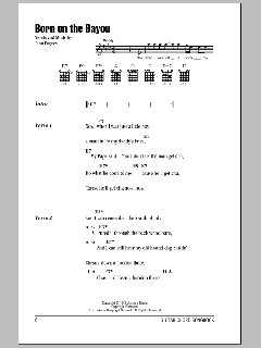 Born On The Bayou von Creedence Clearwater Revival (Download) 