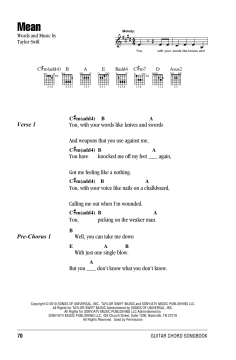 Mean von Taylor Swift (Download) 