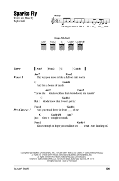 Sparks Fly von Taylor Swift (Download) 