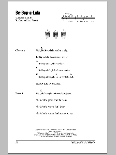 Be-Bop-A-Lula von Gene Vincent (Download) 