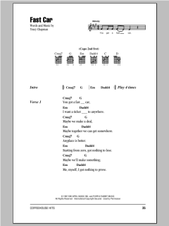 Fast Car von Tracy Chapman (Download) 