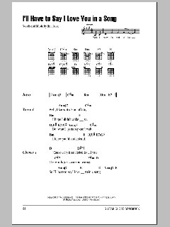 I'll Have To Say I Love You In A Song von Jim Croce (Download) 