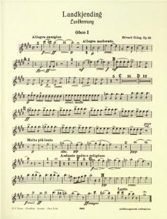 Landerkennung op. 31 von Edvard Grieg 