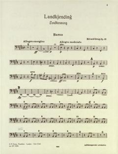 Landerkennung op. 31 von Edvard Grieg 