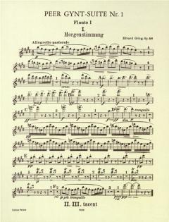 Peer Gynt Suite Nr. 1 op. 46 von Edvard Grieg für Orchester im Alle Noten Shop kaufen (Einzelstimme)